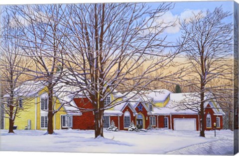 Framed Winter Haven Print