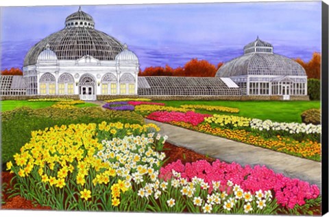 Framed Botanical Gardens, Buffalo, NY Print