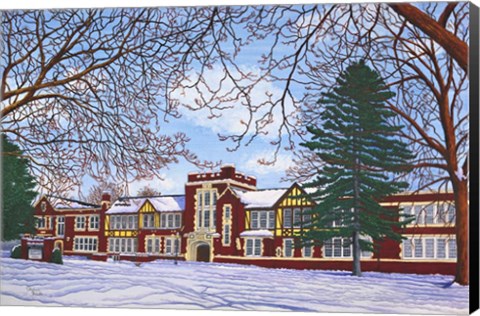 Framed Eden Central School, Eden, Ny Print