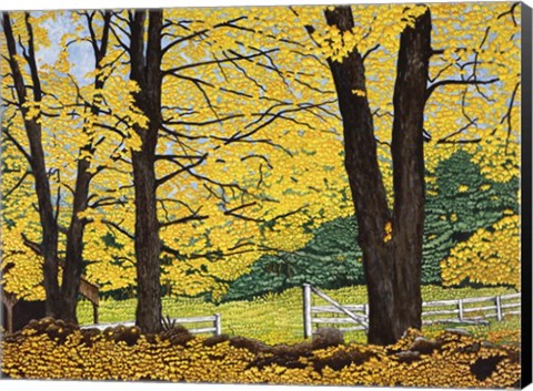 Framed Golden Day, New Hampshire Print