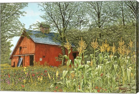 Framed Grandpa&#39;s Garden, Pa Print