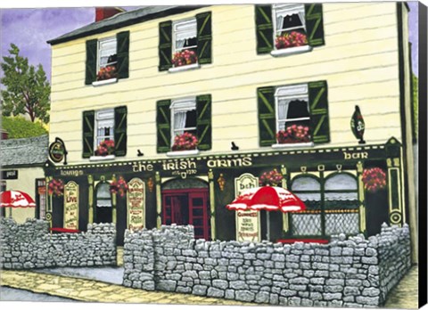 Framed Ireland - Irish Arms Pub Print