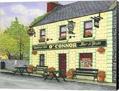 Framed Ireland - O&#39;Connor&#39;s Pub Print
