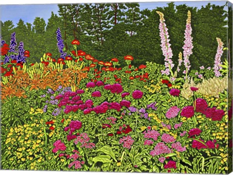 Framed Lord&#39;s Garden, Eden, Ny Print