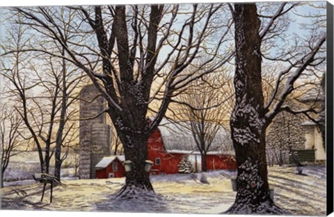 Framed Maple Syrup Time, Collins Center Ny Print