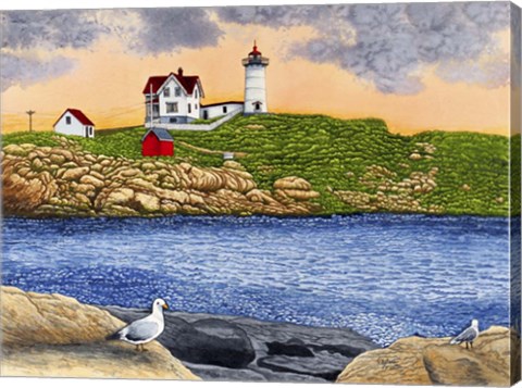 Framed Nubble Light II C2005 Print