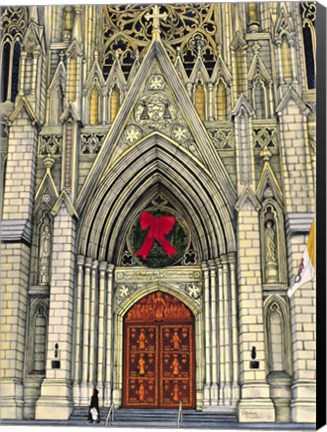 Framed Saint Patrick&#39;s Cathedral, New York, Ny Print