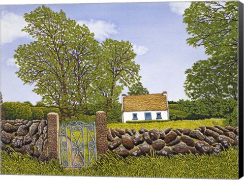 Framed Irish Cottage Print