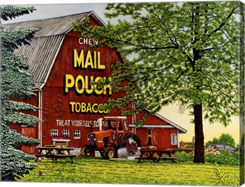 Framed Mail Pouch Barn 2 Print