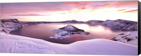 Framed Crater Lake Print