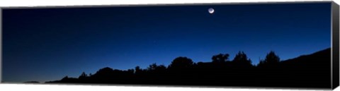 Framed Crescent Moon Zion Print