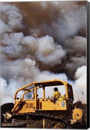 Framed Dozer Print