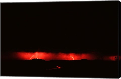 Framed Lightning Print