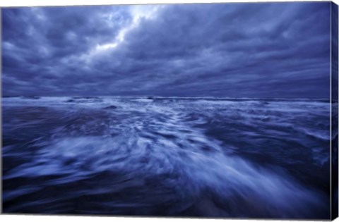 Framed Ocean Turmoil Print