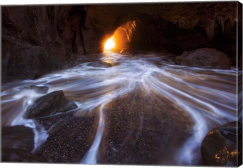 Framed Cave Horiz 2 Print