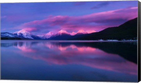 Framed Glacier McDonald Print