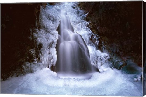 Framed Ice Fall 3 Print