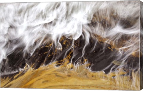 Framed Receding Wave Print