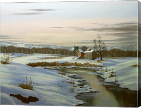 Framed Winter Landscape 3 Print