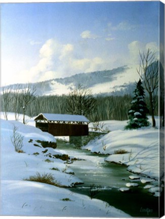 Framed Winter Landscape 8 Print