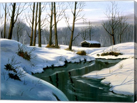 Framed Winter Landscape 12 Print