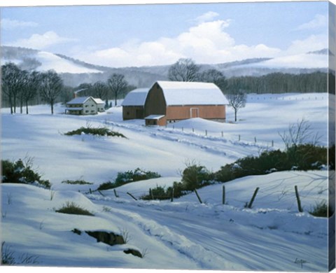 Framed Winter Landscape 21 Print