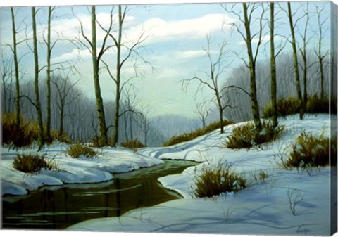 Framed Winter Landscape 24 Print
