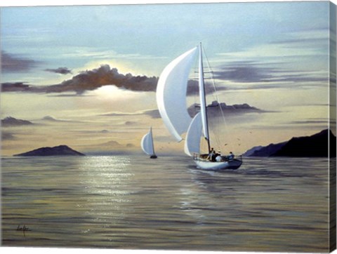 Framed Sailing Print