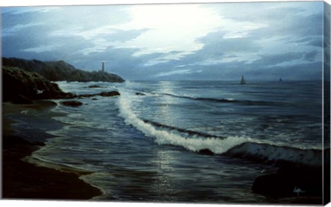 Framed Beach 1 Print