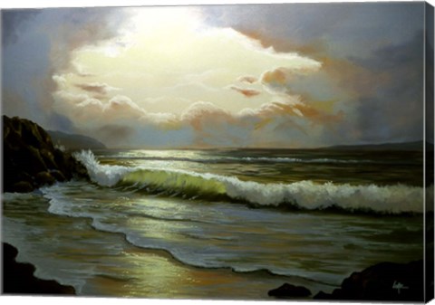 Framed Beach 2 Print