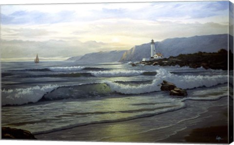 Framed Lighthouse 1 Print
