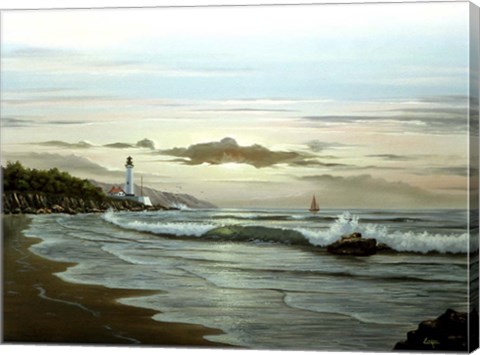 Framed Lighthouse 3 Print