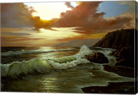 Framed Beach 4 Print