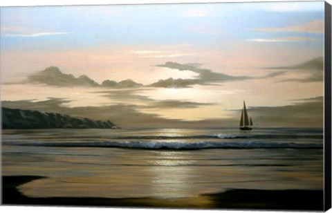 Framed Calm Sailing Print