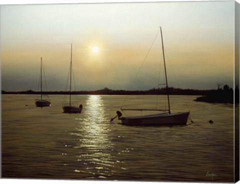 Framed Moored Print