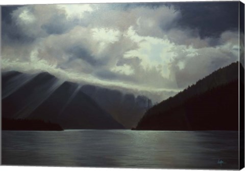 Framed Lake View Print