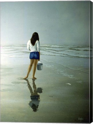 Framed Day on the Beach 2 Print
