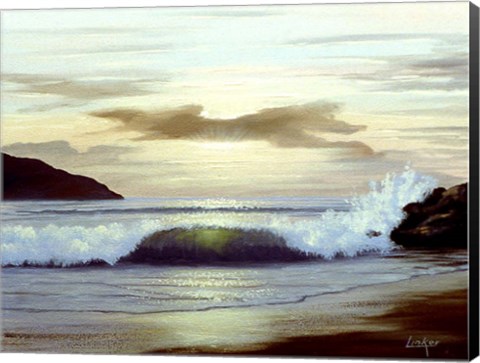 Framed Waves 2 Print