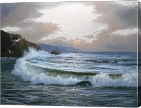 Framed Waves 4 Print
