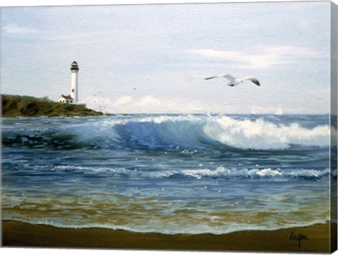 Framed Waves 5 Print