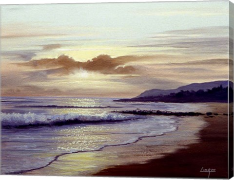 Framed Waves 7 Print