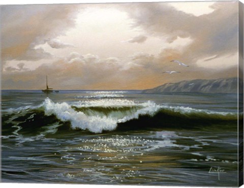 Framed Waves 8 Print