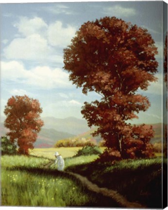 Framed Autumn Trees 2 Print