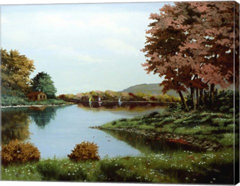 Framed Autumn Trees 3 Print