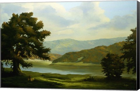 Framed Summer Landscape 1 Print