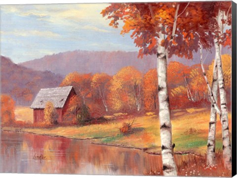 Framed Autumn Fire Print