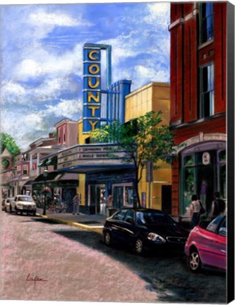 Framed County Theater Print