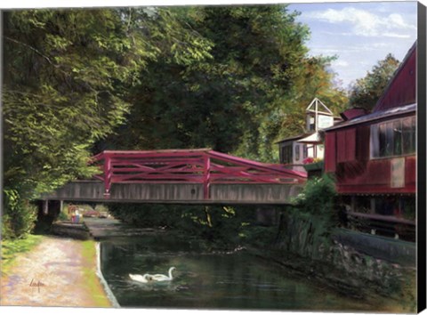 Framed Machanic Street Bridge Print