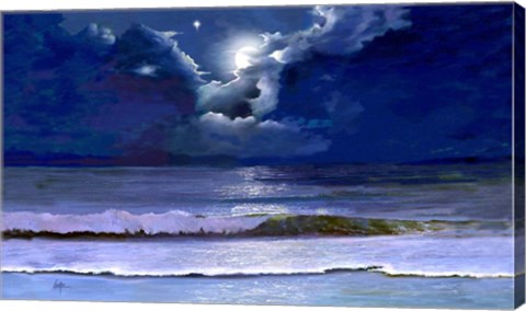 Framed Moonscape Print