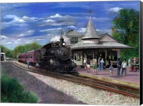 Framed New Hope Station Print